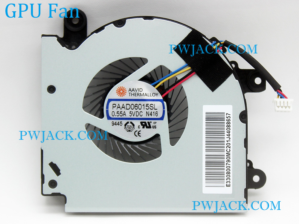 (image for) MS-17F3 Fan for MSI GF75 WF75 Creator 17M A9SD A9SE A10SD A10SE 10TK Thin 9SD 9SE 10SD 10SDK 10SDR 10SE 10SEK 10SER